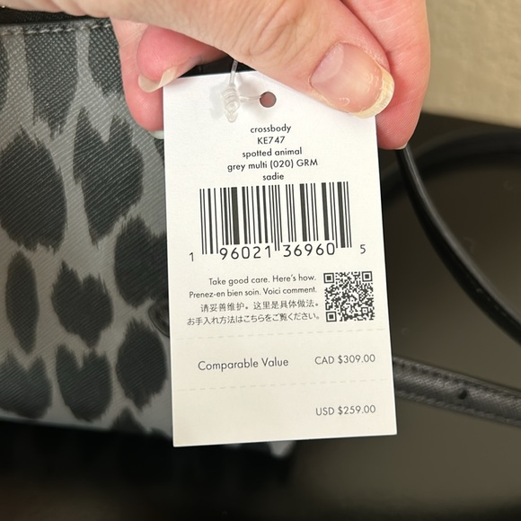 NWT Kate Spade Leopard Print Sadie Crossbody - Picture 11 of 11